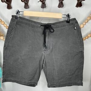 Lost Gray Surge Walk Drawstring Shorts